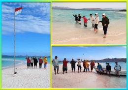 Taka Makasar, Pulau PasirPutih Di Tengah Laut Biru | Dok. Pribadi