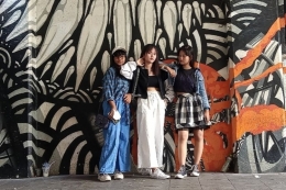 Kawanan Remaja Ini Ingin Jadi Percontohan Model Outfit bagi Remaja yang Nongkrong di Terowongan Kendal, Jakarta, Sabtu (2/7/2022).(KOMPAS.com/ANNISA RAMADANI SIREGAR) 