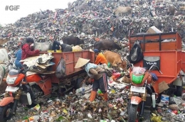 TPA Open Dumping harus ditutup sejak 2013 dan Setop Industri buang sampah ke TPA. Sumber: DokPri.