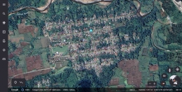 Tangkapan Layar Lokasi Puskesmas Pinogu via Google Earth (16/7/2022) (dokpri)