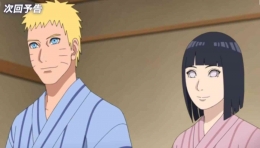 Naruto dan Hinata dalam preview anime Boruto episode 258. (sumber: screenshot via B-Station)