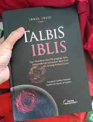 tampilan buku Talbis Iblis/dokpri