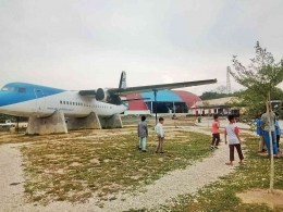 Taman Angkasa yang memamerkan pesawat terbang (Foto: Akbar Pitopang)