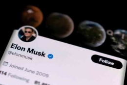 Akibat Elon Musk, Saham Twitter beberapakali jatuh (Photo : Reuters/ Dado Ruvic)