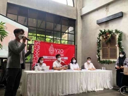 Dukung Presidensi G20 di 2022, Indonesia Youth Diplomacy Gelar KTT Y20 bagi Pemuda. Foto: Sindonews.com  