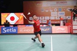 Ikhsan Leonardo Imanuel Rumbay menjadi satu dari sedikit wakil Indonesia yang akan tampil di Taipei Open 2022: dok PBSI via Kompas.com