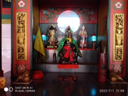 Dewa Dharma Phala Bodhisattva (Kwan Kong, Kuan Kung atau Kwan Shen Tee Kun). Foto: Ahmad Said Widodo