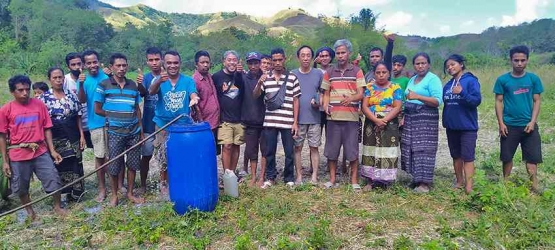 Warga penerima manfaat. Foto: Purnawan K