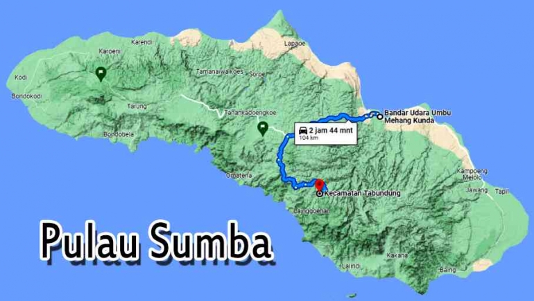 Lokasi pemasangan. Sumber: Google Map