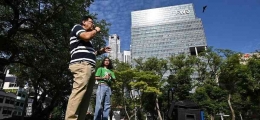 Taman Tempat Bebas Mengkritik di Singapura 'the speakers corner ' bisa kritik terhadap Rajapaksa tanpa takut. Foto: 24 talker.com