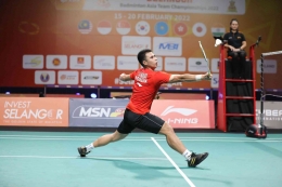 Potret Ikhsan Leonardo Imanuel Rumbay. Sumber: PBSI