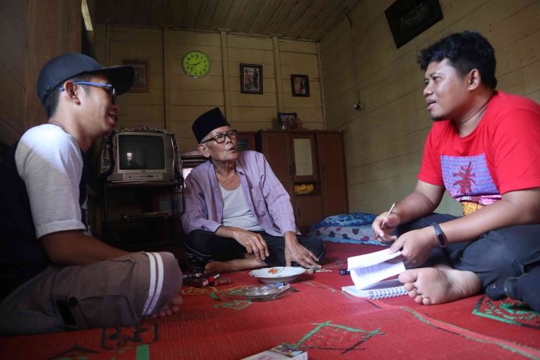 Dokpri. Wawancara Adat Budaya Kerinci bersama Alm. Mat Salim gelar Depati Intan