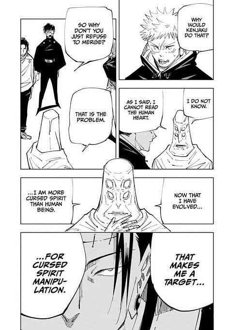 Kemunculan master Tengen dalam seri manga Jujutsu Kaisen. (sumber: Twitter/@kamihavoc_)