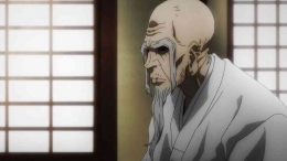 Yoshinobu Gakuganji dalam serial Jujutsu Kaisen. (sumber: Gege Akutami/Shueisha, Viz Media, Jujutsu Kaisen via Sportskeeda)