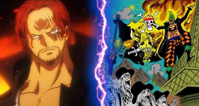 Shanks batal bertemu Luffy karena ulah Bartolomeo di manga One Piece chapter 1054 (Sumber: Youtube @FK Anime)