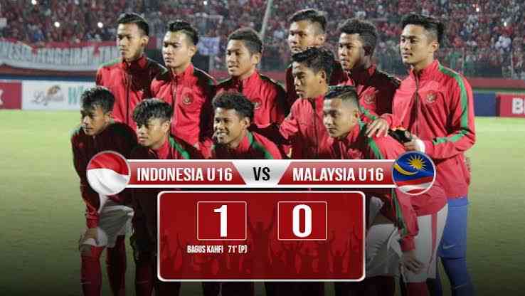 Pertandingan Sepakbola Antara Pemain Indonesia dan Malaysia | Sumber Indosport