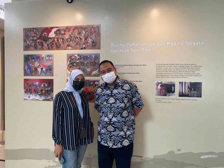 Pak Erwin selaku nedukator Museum Basoeki Abdullah Foto : milik Pribadi