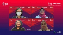 W20 Indonesia melalui program Sispreneur meningkatkan kemampuan manajemen dan digitalisasi bisnis UMKM oleh kaum wanita. Foto: Berita Dewata