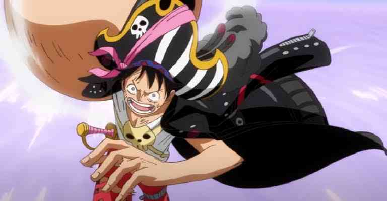 Luffy di movie One Piece Film RED yang akan tayang di CGV Indonesia (Sumber: Youtube @FK Anime)