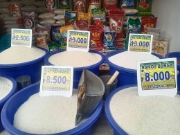Ilustrasi: Kondisi beras curah yang diperdagangkan di Jakarta (20/7/22). Sumber: DokPri