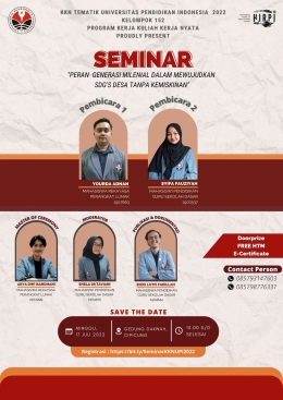 Pamflet Seminar Pertemuan Pertama, dok. pribadi