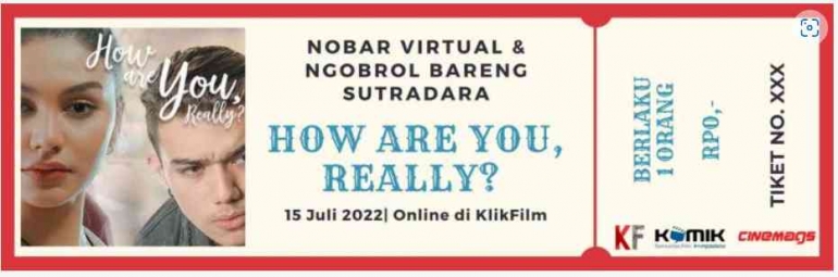 Dok KOMiKTalk, Nobar Virtual, Nobar How Are You Really