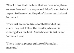 Pernyataan Fernando Alonso tentang Fans F1 Saat Ini