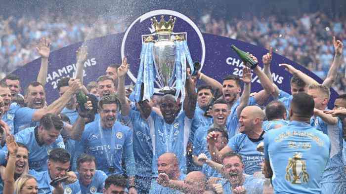 Manchester City juara Premier League 2021-2022 (Sumber: tribunnews.com)