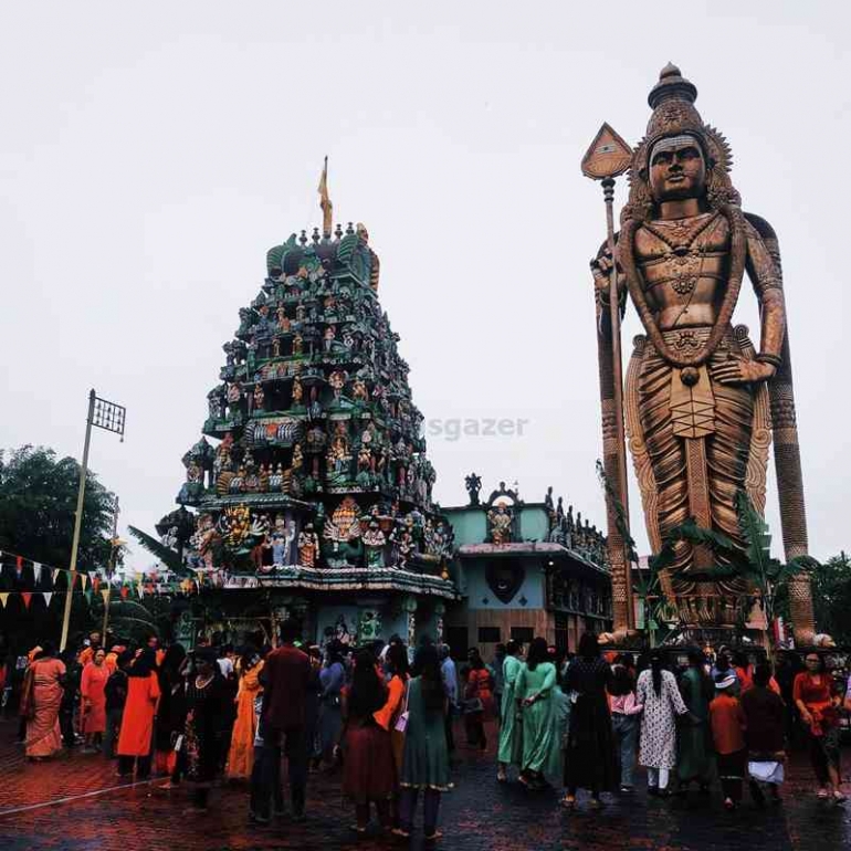 Kuil Sri Raja Rajeswari Amman di Ds. Padang Cermin - Langkat (dok.pribadi)