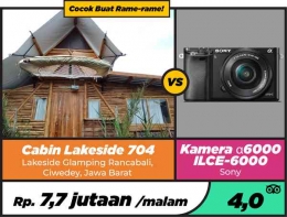 Gambar 3: Cabin Lakeside 704 Lakeside Rancabali (Sumber: Rutenesia.com)