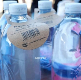 Aqua Live sudah memakai 100% botol daur ulang PET, dok. pri