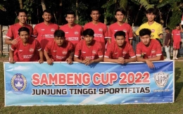 Penggawa Intan Jaya FC saat tampil di babak 16 besar Sambeng Cup. (Foto: Instagram/@intanjaya.fc)