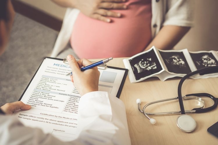 Ilustrasi pemeriksaan ibu hamil, kehamilan| Dok Shutterstock/Blue Planet Studio via Kompas.com