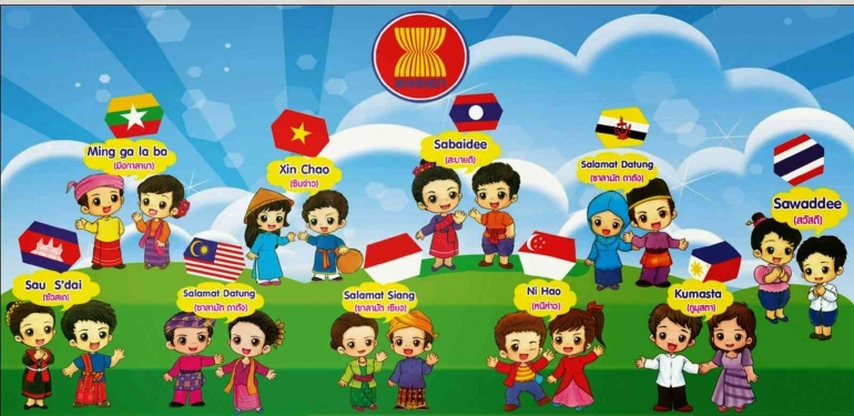 Imajinasi Negara Kesatuan Republik ASEAN Di Ruang Publik Dengan Komitmen dan Persatuan. Sumber Gambar : Sekretariat ASEAN 2022