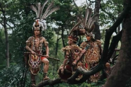 Suku Dayak. (SHUTTERSTOCK/Akmal Luthfi M)