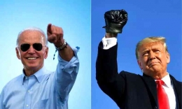 Presiden Amerika Serikat Joe Biden dan rivalnya mantan Presiden Donald Trump | Sumber Gambar: Getty Images