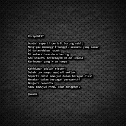 Puisi Perspektif / Dokpri @ams99 By. TextArt