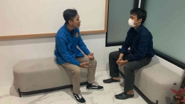 proses wawancara Mahasiswa dengan Staff Tata Usaha/Dok pribadi