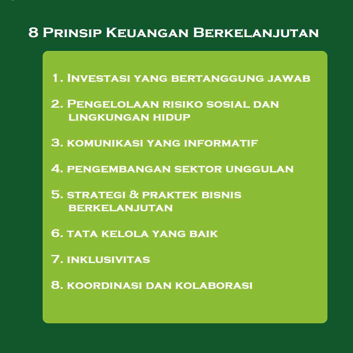 Taksonomi Hijau, Kunci Pembuka Investasi Dalam Ekosistem Keuangan ...