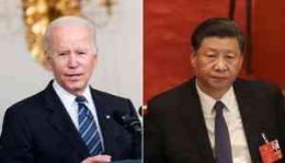 Presiden Amerika Serikat Joe Biden (kiri) dan Presiden China Xi Jinping | Sumber: CNN