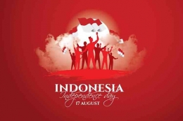 Indonesia setiap tahun merayakan kemerdekaan yang jatuh di bulan Agustus, Sumber : kompas.com