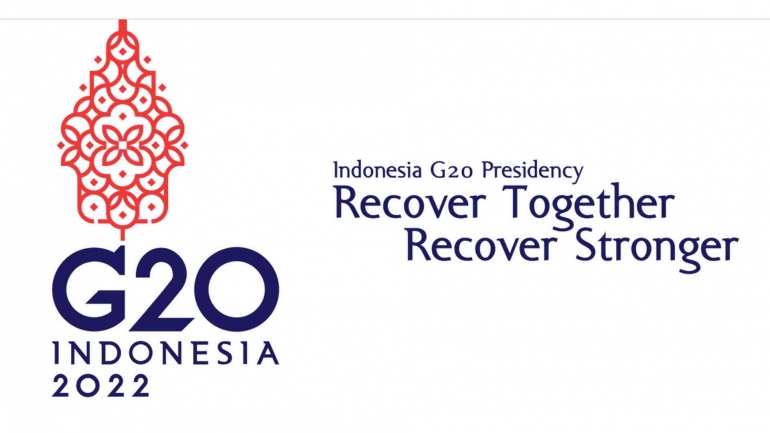 Tema Presidensi G20 Indonesia : Recover Together, Recover Stronger (sumber : www.kompas.com)