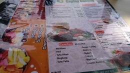 Booklet menu yang siap dipilih (dokpri)