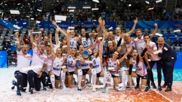 Tim putri Kroasia, sang juara Volleyball Challenger Cup 2022 | Dok en.volleyballworld.com