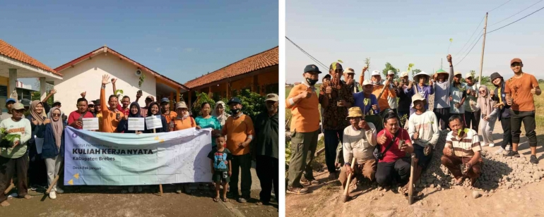 Dok pribadi. Foto bersama Penyuluh Kehutanan Kabupaten Brebes dan masyarakat