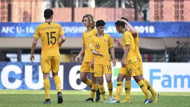 Timnas Soccerroos Australia U16 (Foto AFC/Adam Adli via CNNIndonesia). 