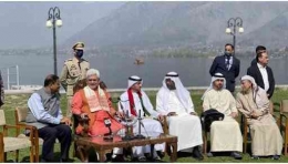 Delegasi investor dari Uni Arab Emirat di Srinagar, Jammu dan Kashmir. | Sumber: Zeenews