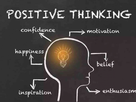Selalu Berpikir Positif dan Hasil dari selalu menanamkan pikiran Positif di Kepala Kita | Sumber Gambar: Dreamstime.com