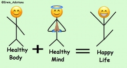 Bagaimana pikiran Positif juga dapat membawa dampak baik pada kesehatan kita juga | Sumber Gambar: Dok. Pribadi