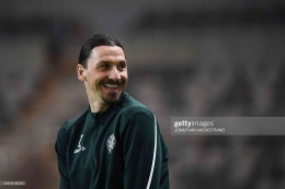 Zlatan Ibrahimovic dimusuhi suporter Malmoe ketika membeli saham Hammarby. (Jonathan Nackstrand/AFP/Getty Images)